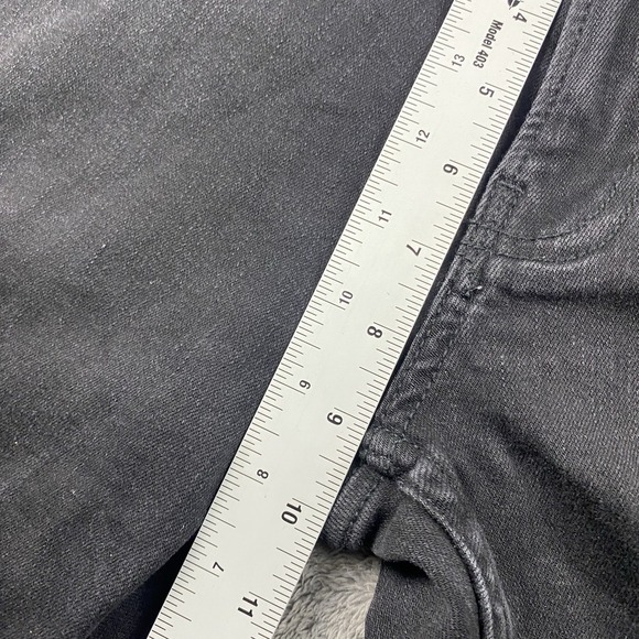 Hollister Advanced Stretch Skinny Jeans Mens 30x28 Black Low Rise - Picture 6 of 13